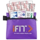 safe helper 8 piece hand sanitizer healthy living pack in zipper kit components inserted into zipper kit