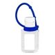 SanPal Connect 1.0 oz Compact Hand Sanitizer Antibacterial Gel in Flip - Top Squeeze Bottle with Colorful Silicone Leash
