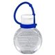 SANTIAGO SC 1 ozHand Sanitizer Antibacterial Gel with Adjustable Silicone Carry Strap - Spot Color Direct Print
