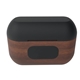 SCX Design(R) Walnut Wood Wireless Earbuds and Charging Case
