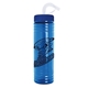 Slim Fit Skinny Water Bottle With Straw Lid - 24 oz