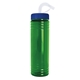 Slim Fit Skinny Water Bottle With Straw Lid - 24 oz