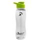 Slim Grip - 25 oz Skinny Water Bottle - Drink - thru Lid - Made with Tritan