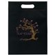 Small Non - Woven Die Cut Tote Bag w / Reflective Glossy Sparkle
