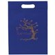 Small Non - Woven Die Cut Tote Bag w / Reflective Glossy Sparkle