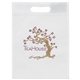 Small Non - Woven Die Cut Tote Bag w / Reflective Glossy Sparkle