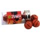 Small Plastic Tube with Chocolate Basketballs
