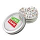 Small Top View Tin - Imprinted Square Mints