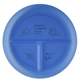 Solid - Color Three Portion Plate