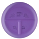 Solid - Color Three Portion Plate