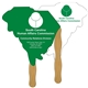 South Carolina State Shape Hand Fan Full Color (2 Sides) - Paper Products