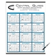 Span - A - Year (Laminated with Marker) - Triumph(R) Calendars