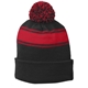 Sport - Tek(R) Stripe Pom Pom Beanie