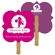 Square Clover Fast Hand Fan (2 Sides) - Paper Products