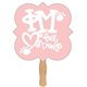 Square Clover Hand Fan Full Color (2 Sides) - Paper Products