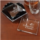 Square Glass Coaster Set