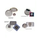 Square / Diamond Celluloid Button w / Square Corners (2 1/2)