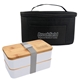 Stackable Bento Box With Insulated Carrying Case