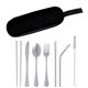 Stainless Steel Cutlery Set in Pouch Case