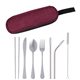 Stainless Steel Cutlery Set in Pouch Case