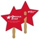 Star Hand Fan Full Color (2 Sides) - Paper Products