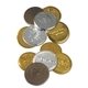 Stock Chocolate Coins