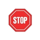 stop sign - die cut magnets