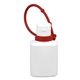 SUNFUN L CONNECT 1.0 oz Broad Spectrum SPF30 Sunscreen Lotion in Solid White Flip - Top Squeeze Bottle with Colorful Silicone Leash (Spot Color)