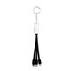Swivel 3- In -1 Keychain Cable With Type C Usb