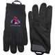 Synthetic Leather Palm Fingertip Gloves