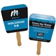 Tapered Square Sandwiched Hand Fan Full Color - Paper Products