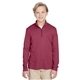 Team 365 Youth Zone Sonic Heather Performance Quarter - Zip