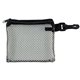 TECHMESH CLIP Mobile Tech Accessory Kit in Mesh Zipper Pack Components inserted into Zipper Kits