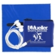 TECHMESH TUNES Mobile Tech Earbud Kit in Mesh Zipper Pack Components inserted into Zipper Kit