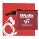 TECHMESH TUNES Mobile Tech Earbud Kit in Mesh Zipper Pack Components inserted into Zipper Kit