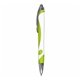 Tempo Click Chrome Accent and Clear Plastic Clip Pen