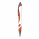 Tempo Click Chrome Accent and Clear Plastic Clip Pen