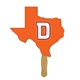 Texas State Shape Hand Fan - Paper Products