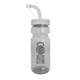 The Backer - 24 oz Transparent Water Bottle With Straw Lid