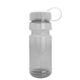 The Backer - 24 oz Transparent Water Bottle with Tethered Lid