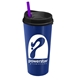 The Explorer - 20 oz Travel Tumbler With Clear Slide Lid And Straw