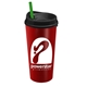 The Explorer - 20 oz Travel Tumbler With Clear Slide Lid And Straw