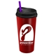 The Explorer - 20 oz Travel Tumbler With Clear Slide Lid And Straw