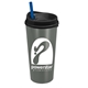 The Explorer - 20 oz Travel Tumbler With Clear Slide Lid And Straw