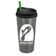 The Explorer - 20 oz Travel Tumbler With Clear Slide Lid And Straw