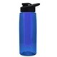 the flair - 26 oz transparent tritan(tm) bottle with drink thru lid, large infuser, and digital imprint