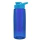 the flair - 26 oz transparent tritan(tm) bottle with drink thru lid, large infuser, and digital imprint