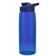 the flair - 26 oz transparent tritan(tm) bottle with drink thru lid, large infuser, and digital imprint