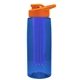 the flair - 26 oz transparent tritan(tm) bottle with drink thru lid, large infuser, and digital imprint