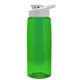 the flair - 26 oz transparent tritan(tm) bottle with drink thru lid, large infuser, and digital imprint